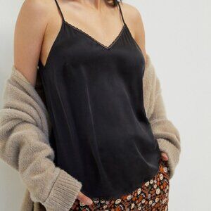 ANTHROPOLOGIE 100% Silk Colette Cami Top Size XL